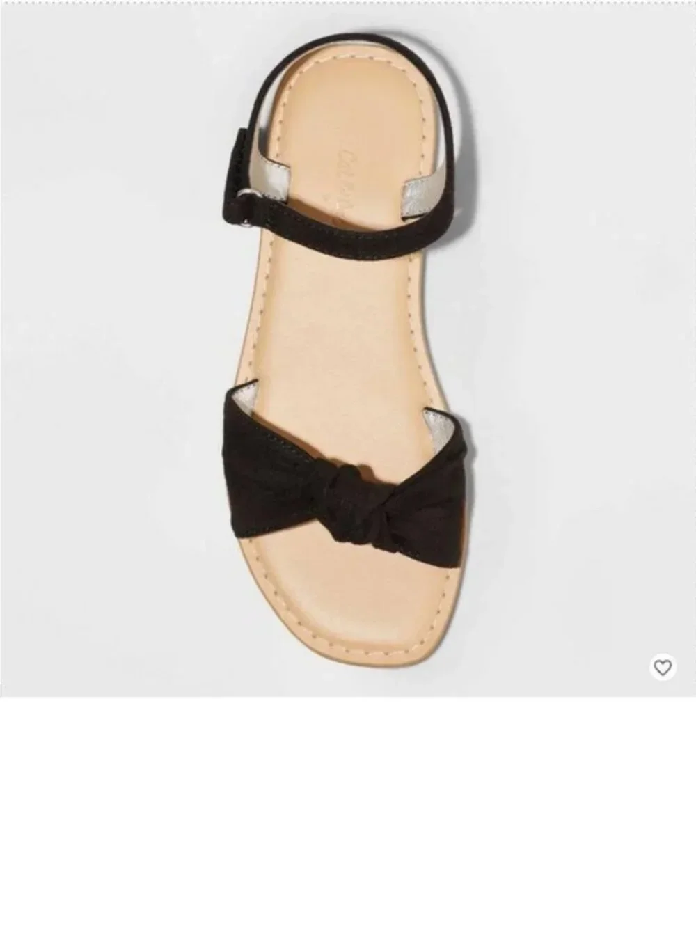 Girls' Lydia Ankle Strap Sandals - Cat & Jack™ Black